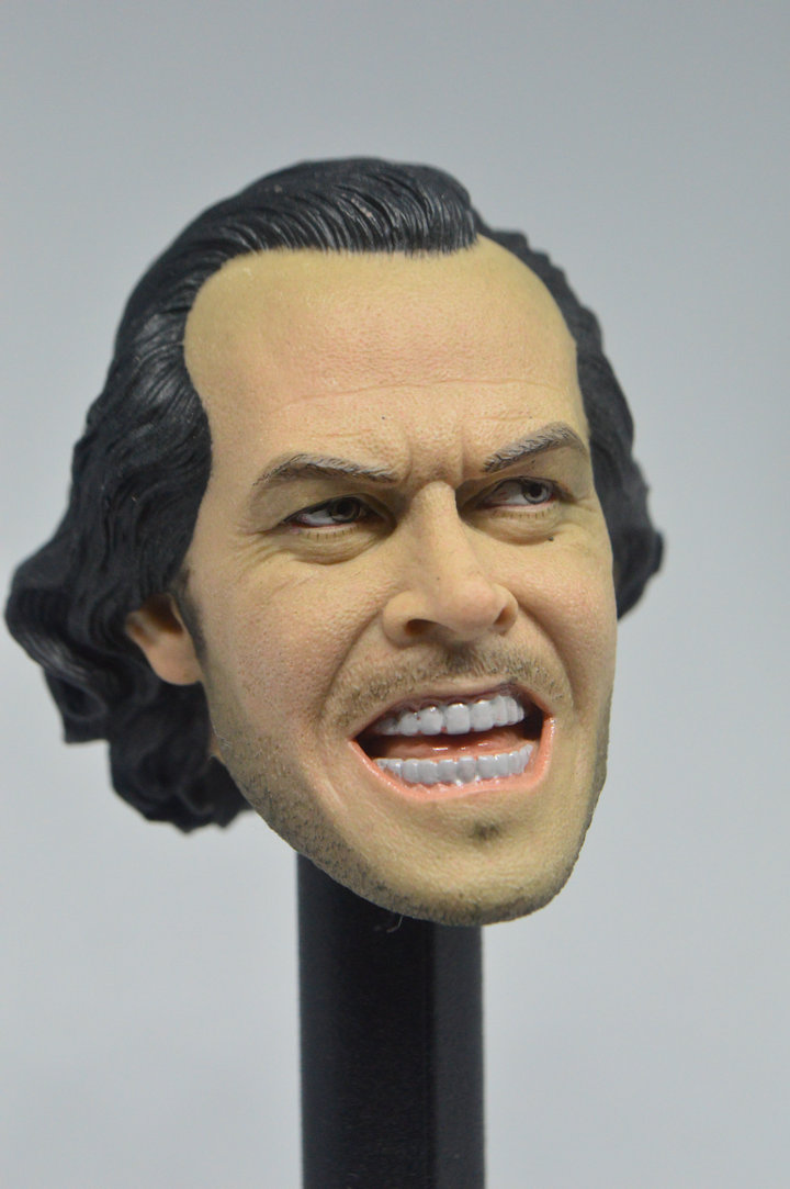 1/6 scale Shocking Guy The Shining Jack Nicholson Custom Head Sculpt unpainted B 