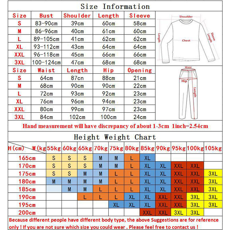 Description Picture 3 of itemMen's Thermal Underwear Set MMA Tactics Leggings Solid Color Costume Compress Long Johns Men Winter Brands Men