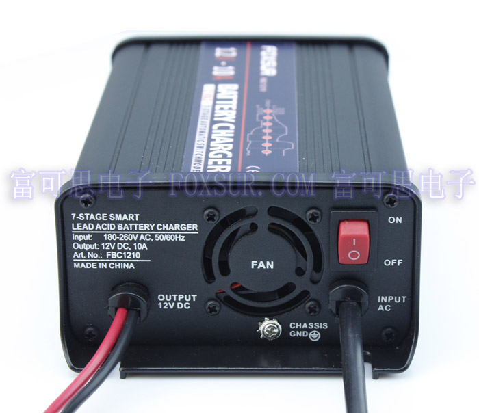 Free shipping 12V 10A smart Lead Acid Battery Charger, Car battery 