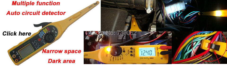 Multi Function Auto Circuit Tester For Car Repair Automotive Electrical MultimeterVoltage