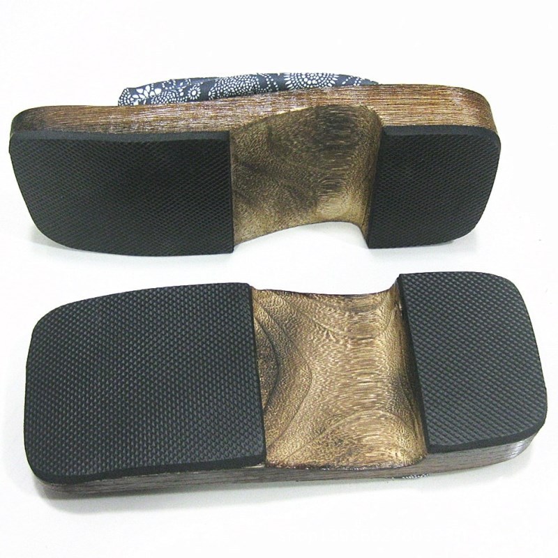 MEN's GETA Japanese SAMURAI Clogs Wood Sandals Men Clogs Shoes Wooden ...