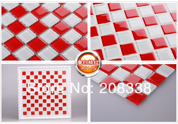 Kristal cam mozaik cam mozaik karo orange açık kahverengiorange mosaic