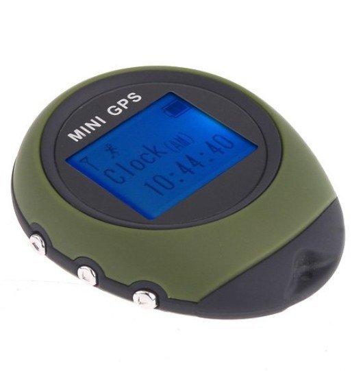 FREE SHIPPING! GPS Receiver + Location Finder Keychain (PG03 Mini GPS) GPS Location Finder/Receiver Keychain (green color))