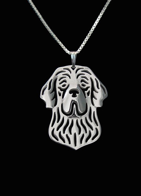 2016 new fashion Clumber Spaniel silver pendant and necklace for pet lovers dog animal charms GN0103