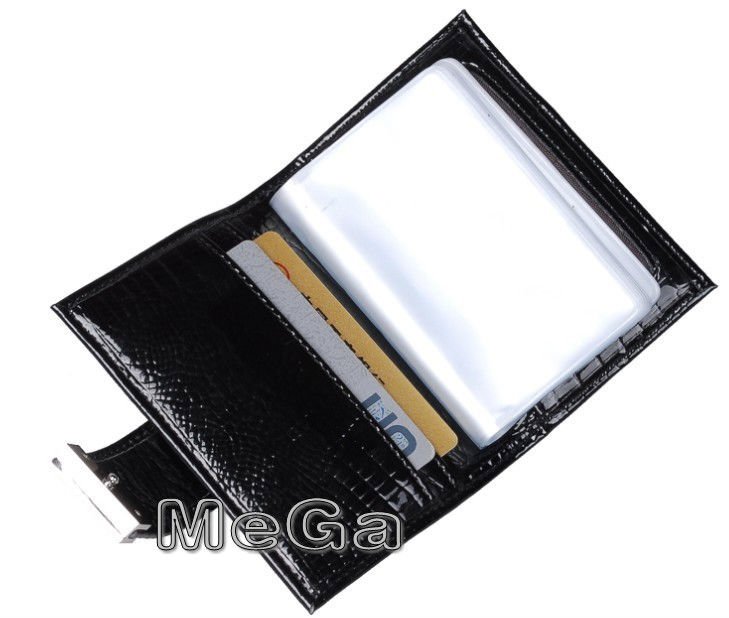 Free shipping GENUINE LEAHTER credit bank card ID card holder bank card case Box packaging JJKB08-2