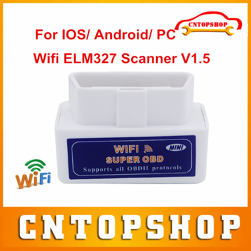   ELM327 wi-fi OBD2    Wifi ELM 327 V1.5  IOS  ELM 327 -150m OBDII  