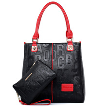 Fashion Composite Bag Package Temperament Two-Piece Handbag Famous Brand Luxury Colorful Womans Handbag Leather Ladies Bags