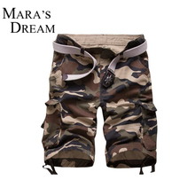 Mens Military Cargo Shorts 2016 Brand New Army Camouflage Shorts Men Cotton Loose Work Casual Short Pants Plus Size No Belt