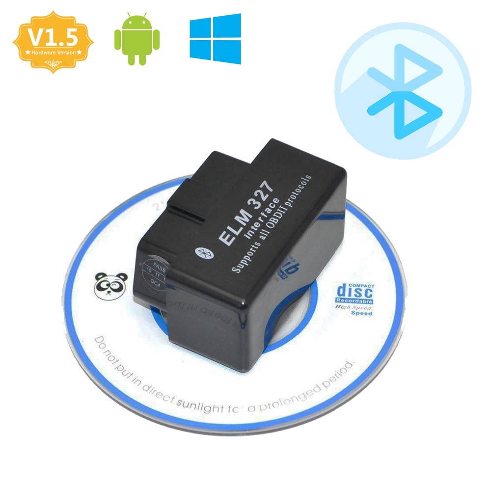 Elm327 V1.5 Bluetooth OBD2     ELM 327     