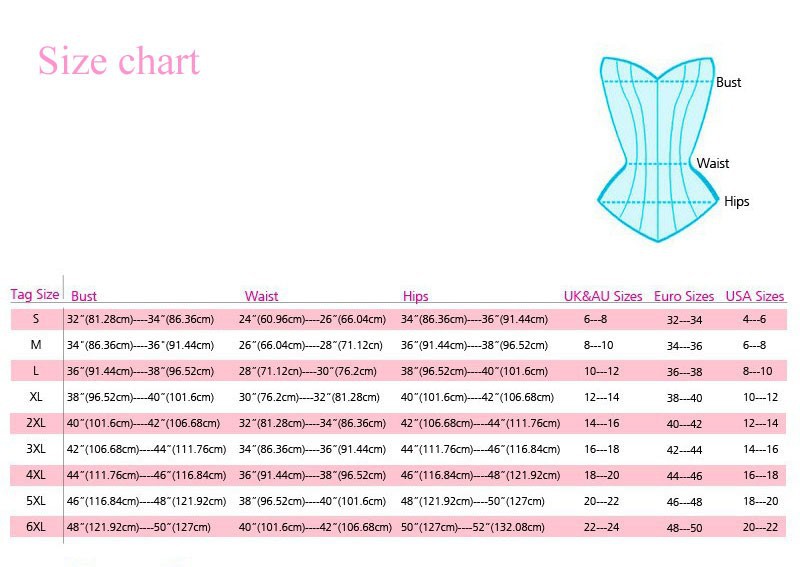 Corset-Size-Chart