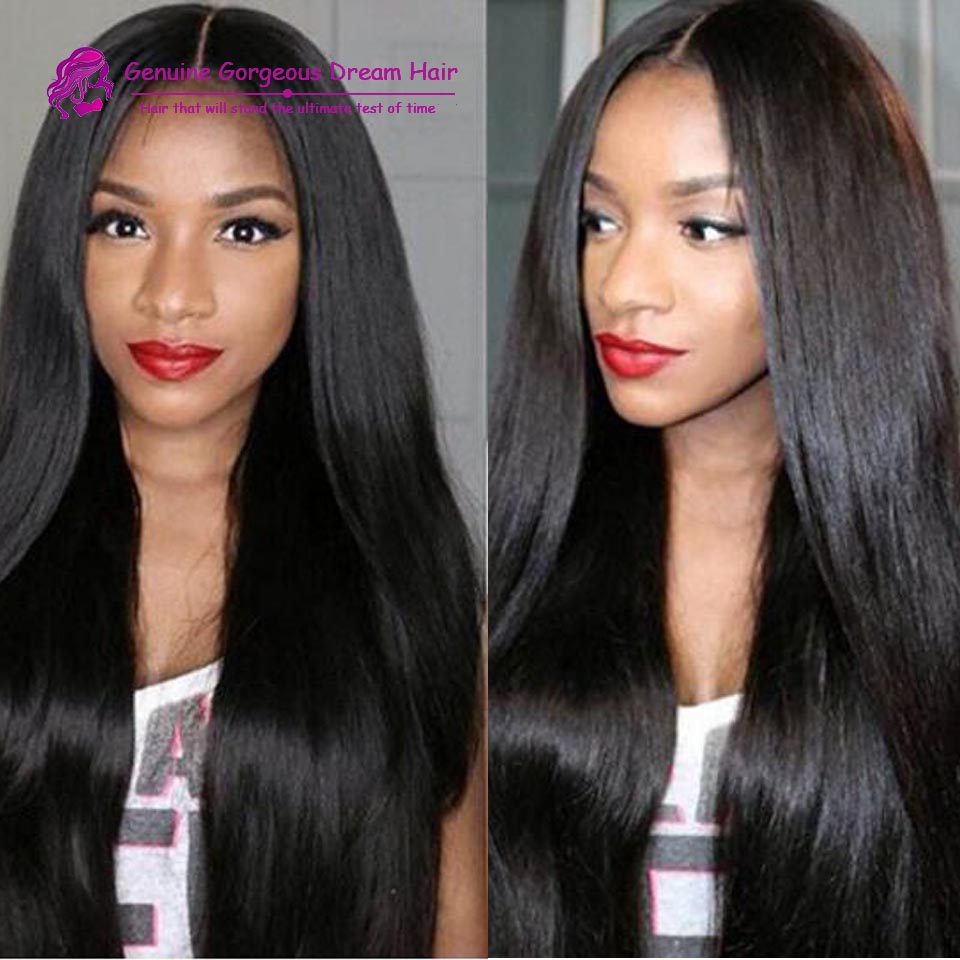 Cheap Lace Front Wig Full Lace Wigs Natural Straight 8-24inch In Stock Unprocessed Grade 7A Brazilian Virgin Human Hair Wigs CA5