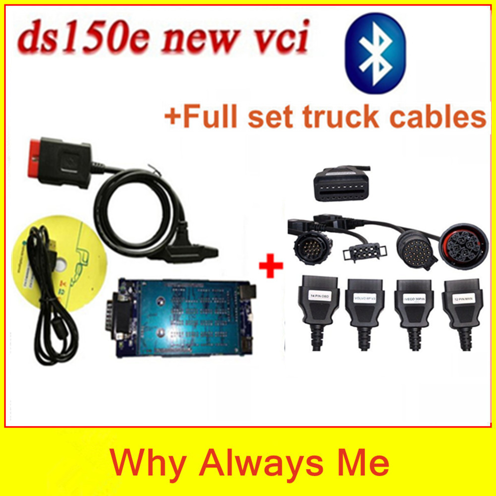  VCI DS150E Bluetooth 2014 R2  TCS cdp pro    8   +   OBD 
