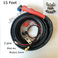 Free consumables P 80 P80 Panasonic style Plasma Cutter Cutting Torch Complete Pilot Arc for LGK63