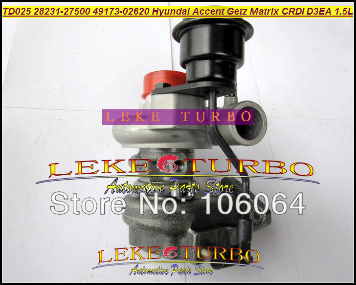 TD025 28231-27500 49173-02610 Hyundai Accent Matrix Getz KIA Cerato Rio 1.5L CRDi 2001-05 D3EA turbocharger