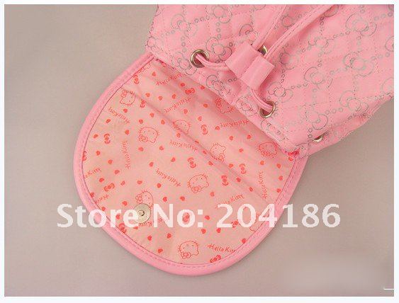 Free shipping!High fashion Imitation leather hello kitty school bag,chilren hello kitty backpack,size 34*23.5cm,wholesale