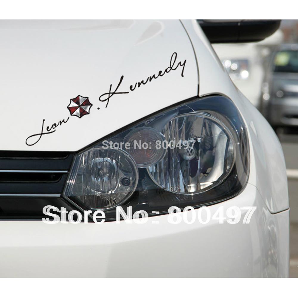 Umbrella Car Stickers Leon Kennedy EyelidsCar Decal Stickers for Toyota Ford Chevrolet Volkswagen Honda Hyundai Kia