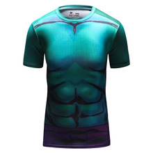 Incredible Hulk Tee Shirt Movie T-Shirt Superhero Tees Marvel Comics Hulk Costume T-Shirt Men’s Clothing Quick Dry