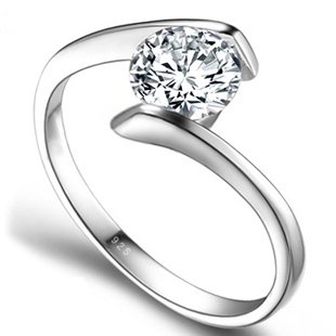 CZ zircon female rings wedding ring 