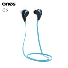 Ones Bluetooth 4.0 Headset Sports Handsfree In Ear Stereo Earphone Wireless Sweatproof For iPhone Samsung HTC Nokia G6 Original