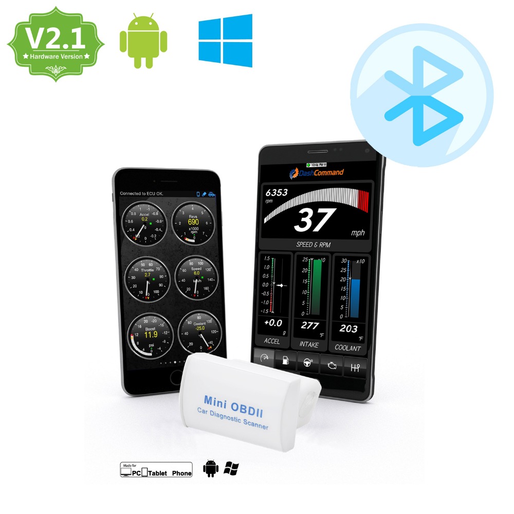  - elm 327 v2.1 OBDII   elm327 Bluetooth obd2    Android / Windows