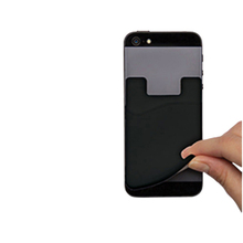 Protective Silicone Phone Smart Wallet / Silicone Card Holder for iPhone 6 6s 5 5s