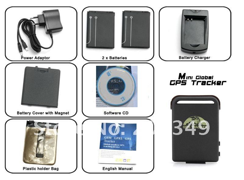 Wholesale REAL TIME GPS/GPRS/GSM TRACKER,TK102, PERSONAL TRACKER, SMALLEST GPS TRACKER &Free Shipping