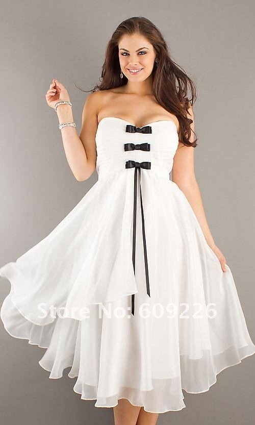 plus size t length wedding dress