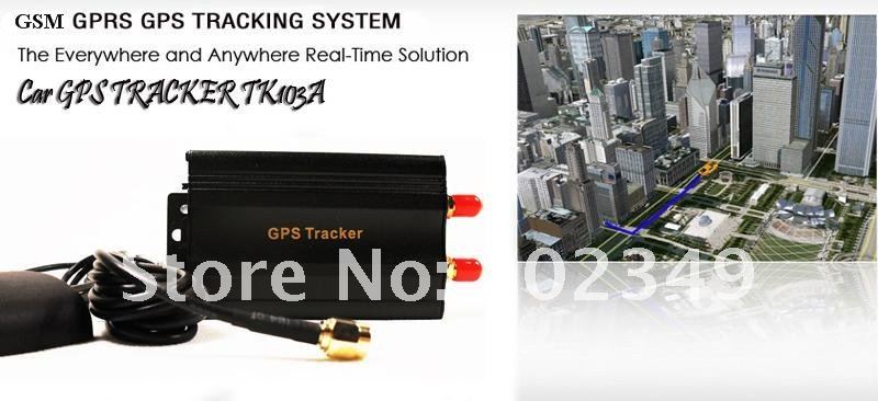 FREE SHIPPING! TK103-A GSM/GPS/GPRS GPS Tracker Auto Vehicle tracker car alarm