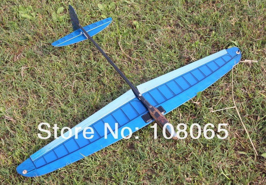 2014 New! Mini DLG glider with aileron Discus launch glider Balsa wood 