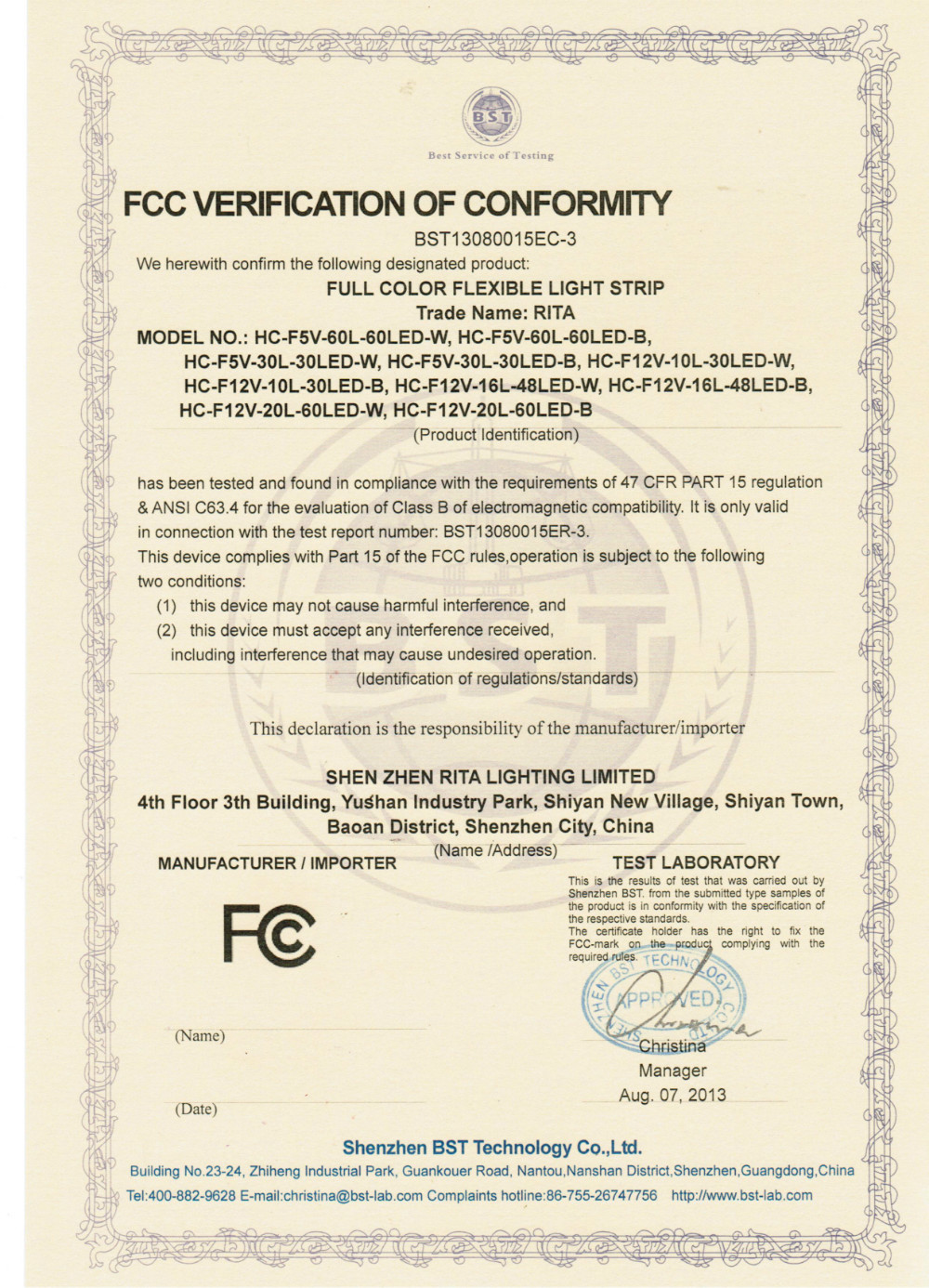 FC-RITA-WS2811 strip