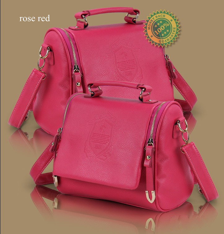 2013 New Korea Fashion Handbag PU Leather Ladies Hand Bag Shoulder