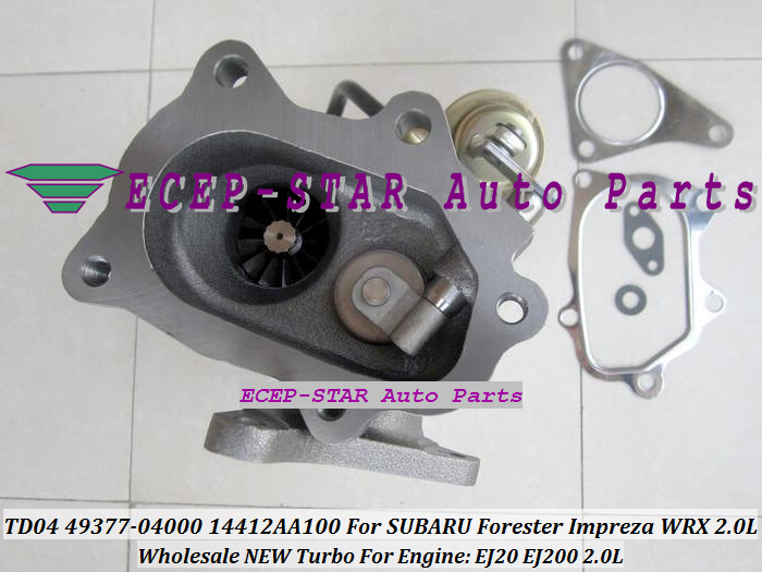 TD04 49377-04000 14412AA100 turbo turbochrager For SUBARU Forester Impreza WRX engine EJ20 EJ200 2.0L turbine