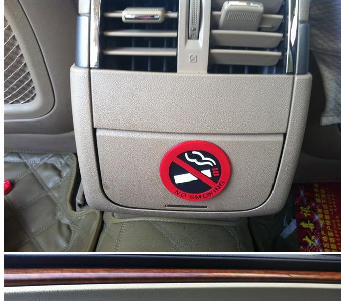 Купить один знак не курить наклейки автомобиля  в интернет .
