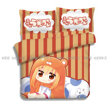 Wholesale anime bed sheets Animation child bedding sets Himouto Umaru chan