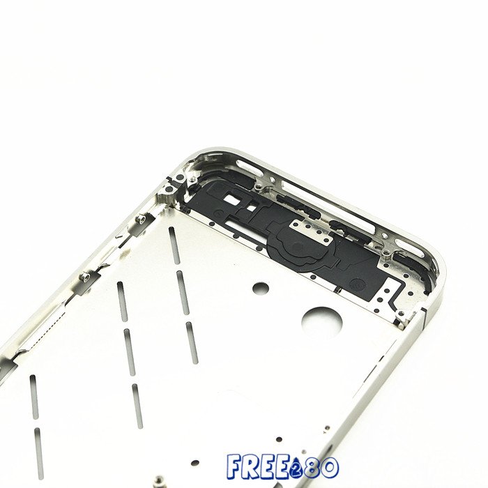 Free shipping silver bezel frame middle chassis housing for iPhone 4
