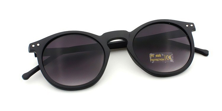Óculos Feminino Redondo Preto Proteção UV400 Óculos Feminino Redondo Preto Proteção UV400