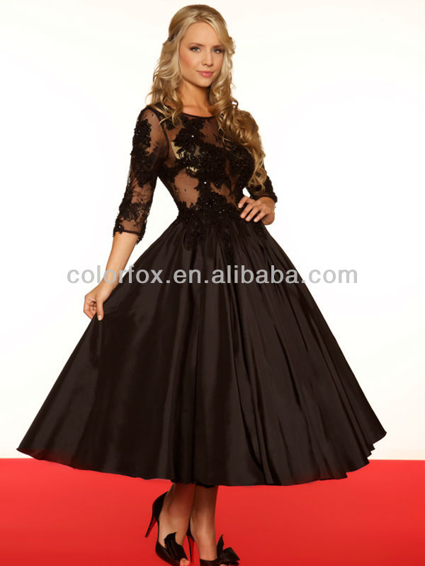 Tea length formal dresses