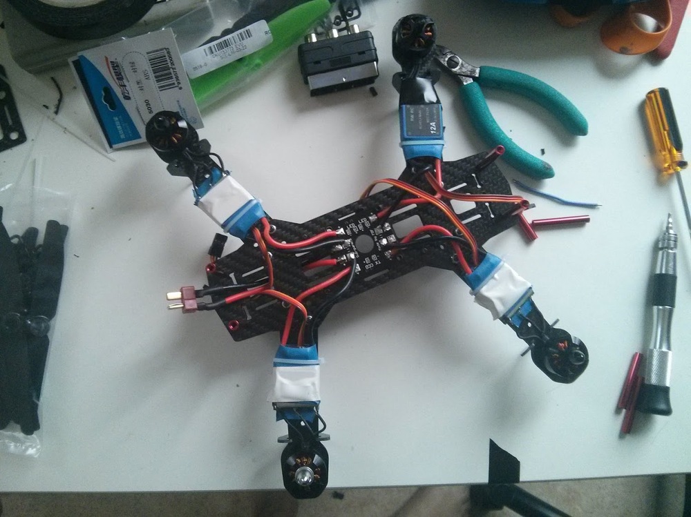 Купить углеродного волокна мини qav250 c250 горючего 1806 мотор blheli ...