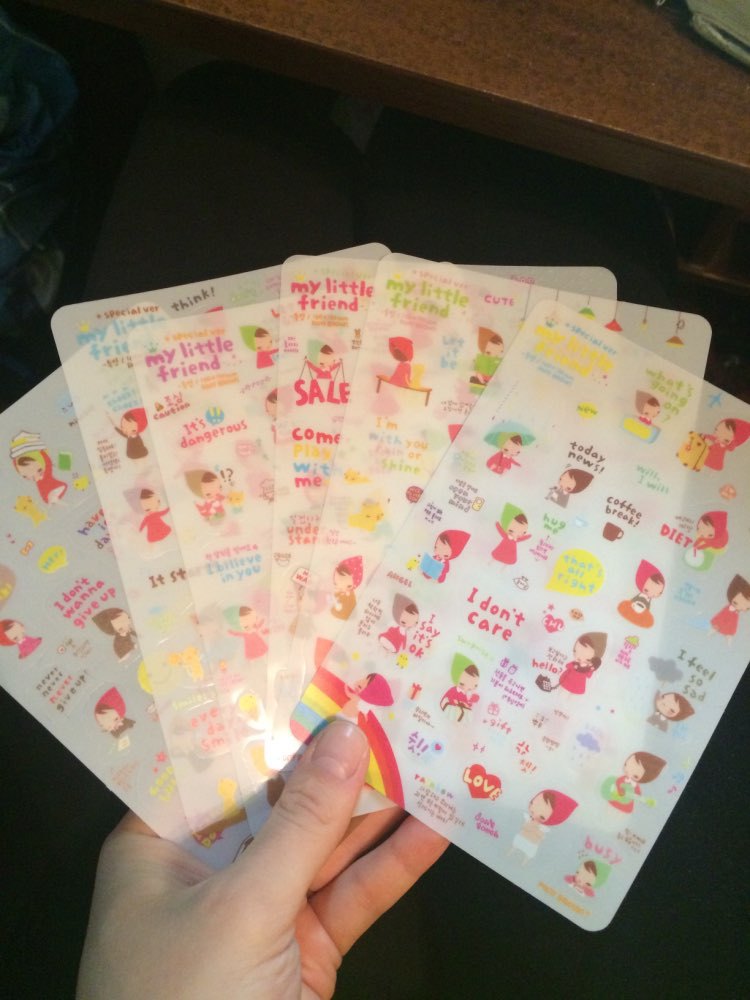Купить 30 листов/много diy милая девушка красный стикер kawaii бумаги ...