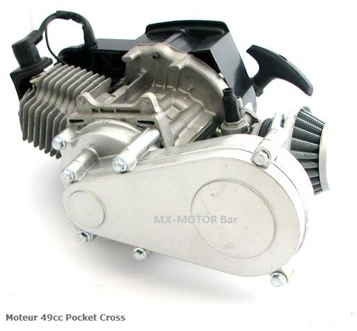 2-stroke mini dirt bike engine