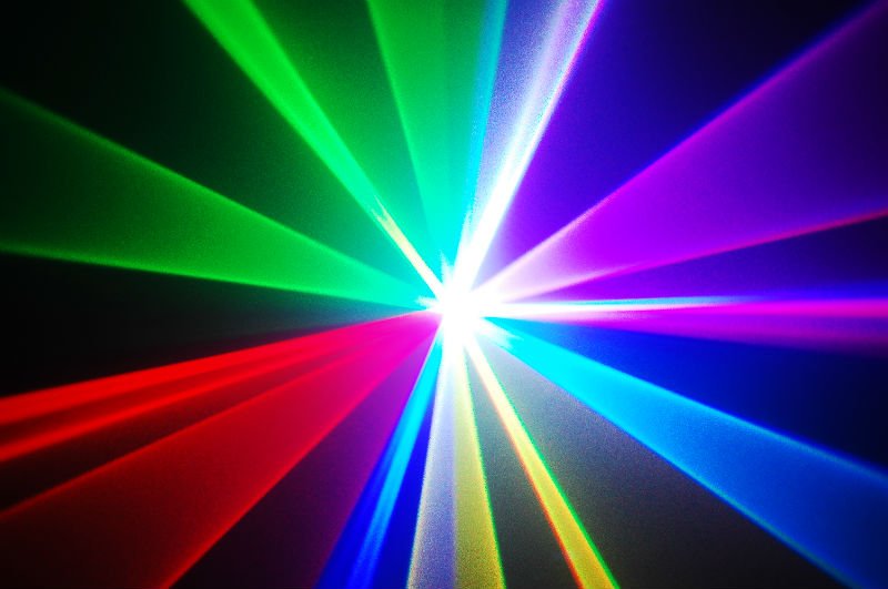 laser light colour