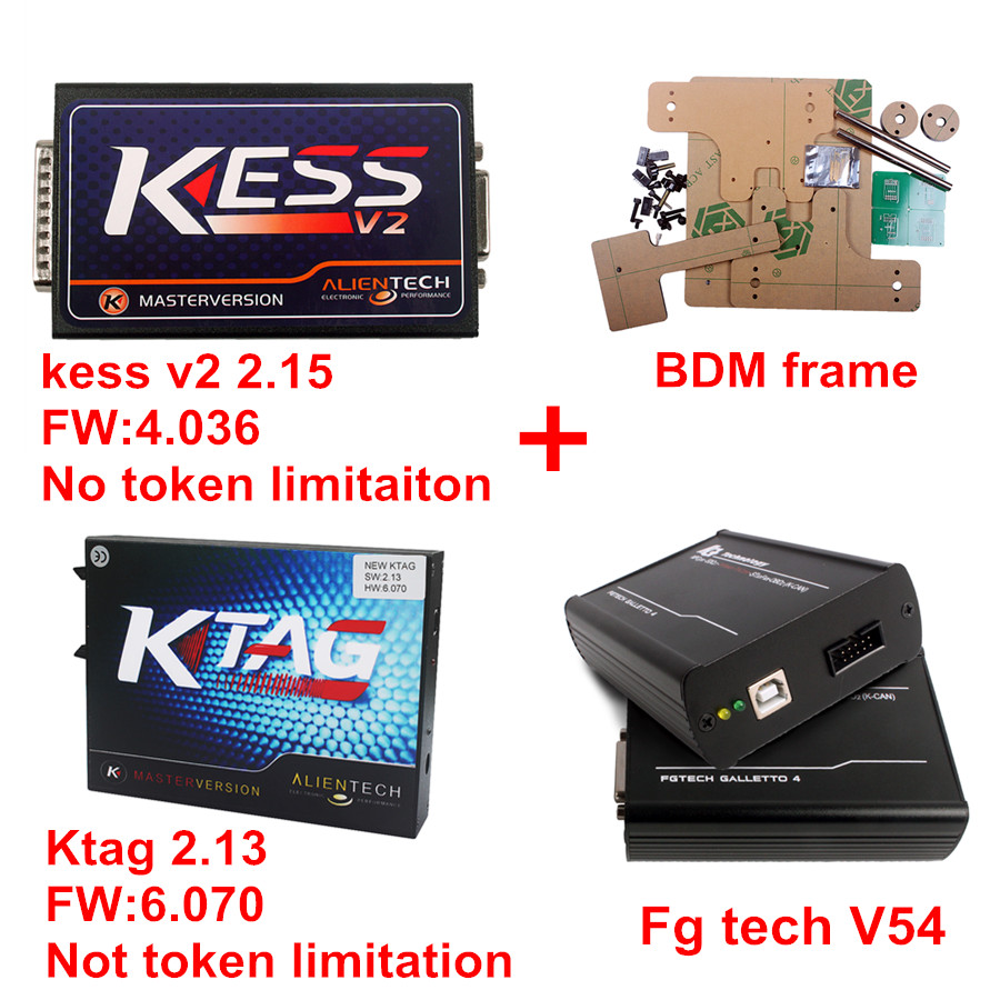 2016   KESS V2 V2.15 KTAG v2.13    + FG  GALLETTO V54   Tunning  + BDM 