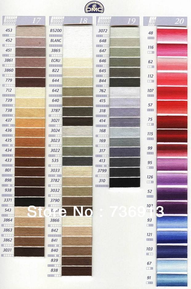 Description Picture 5 of itemHigh Quality Choose Any Colors Two Label CXC Floss Embroidery Floss Thread