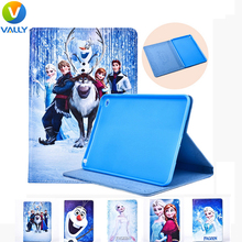 Frozen Paint PU Cover Case for Samsung Galaxy Tab T350 T550 T800 Anti Dust Cover Coque