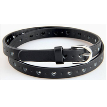 Black kids belt pu narrow childrens belt children’s waist belt kid’s dress belt fashion cute designs free shipping fast delivery