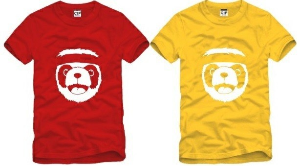 panda Clover t shirt red 1