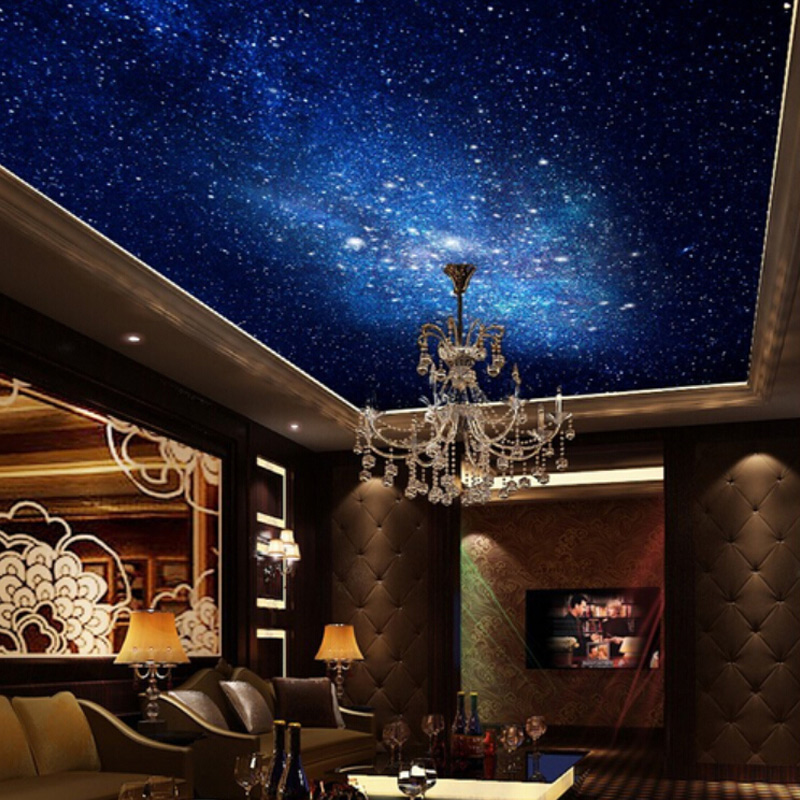 Custom Murals 3d Star Nebula Night Sky Wall Painting Ceiling