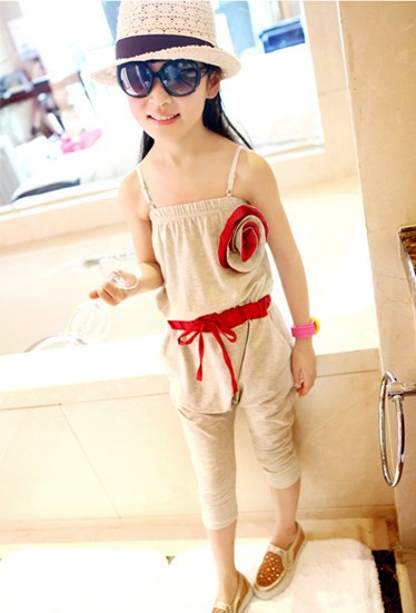 Promotion new fashion soft girl\'s flower suspender overalls with strips sexy children summer jumpsuit 4pcslot (10).jpg