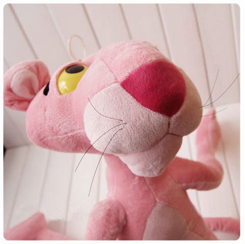Cute Pink Naughty Panther Leopard Plush Infant Toys Baby Kid Doll 15.74&apo...