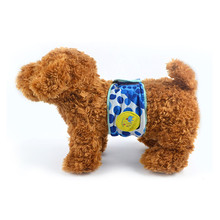 NEW 100% Cotton Dog Pants Pet Products Striped Round Dot Clothing Physical Sanitary Pant Clothes For Dogs Pet Puppy Cat Dog PD35